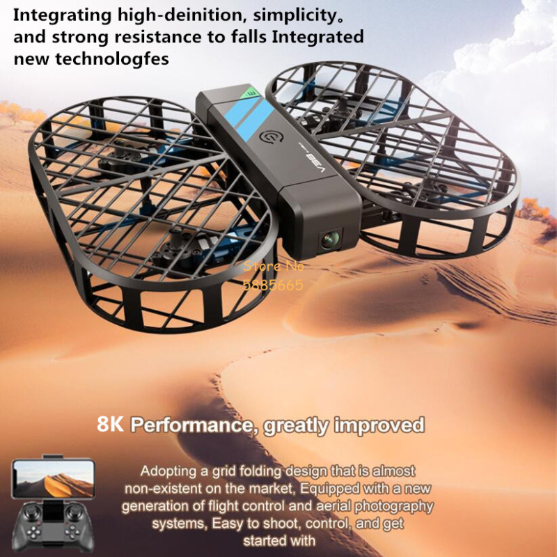 Drone Controller Screen - Kamera HD 8K 360 ° Perlindungan