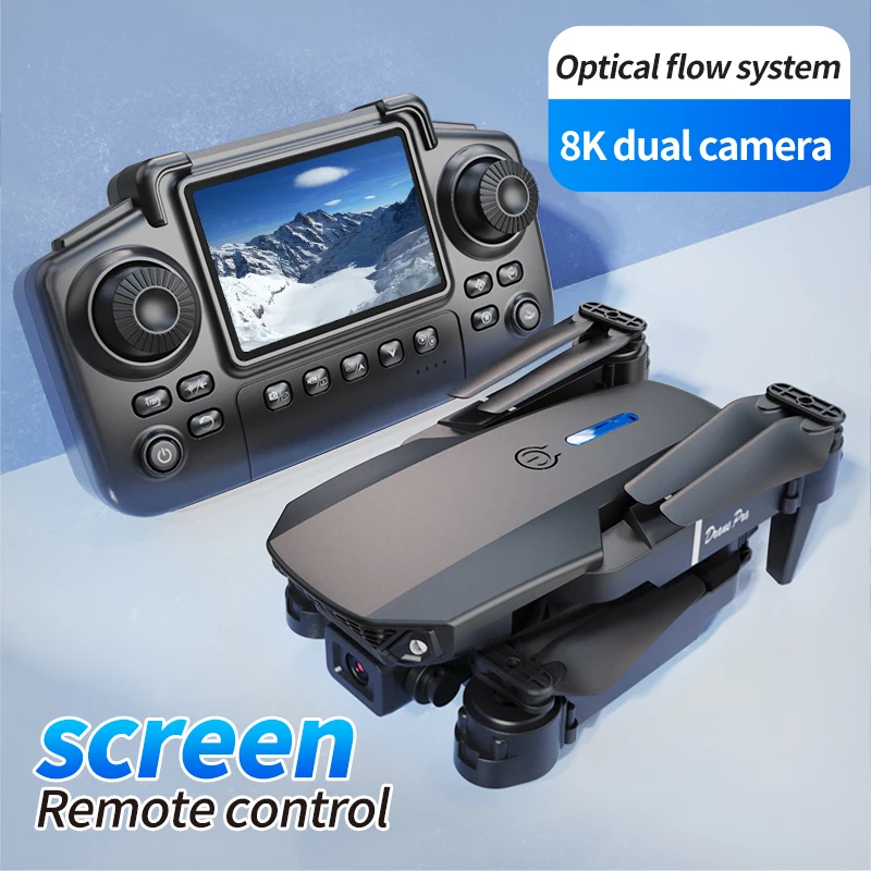 Drone Profesional E88 PRO deng - Drone Controller Screen ulasan dan harga