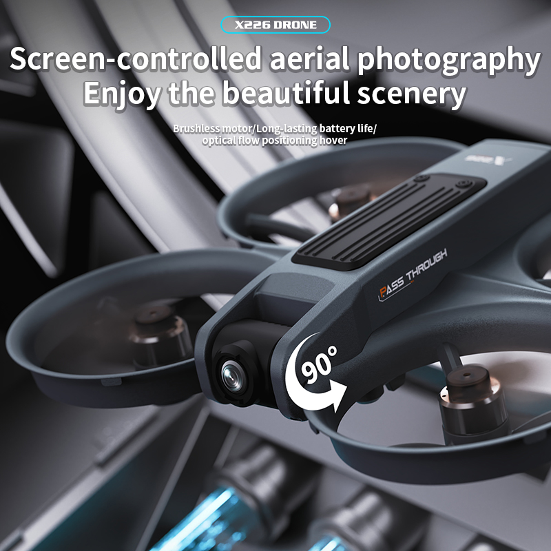 Drone RC X226 Baru 2.4G 5G WIF - Drone Controller Screen ulasan dan harga