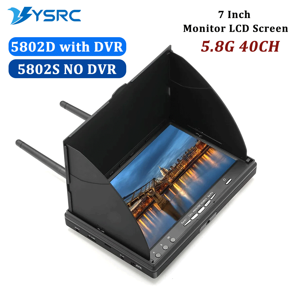 5.8G FPV DVR LS5802D Monitor L - Drone Controller Screen ulasan dan harga